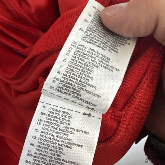 Adidas Firebird Red Blue Track Jacket Full Zip 3-Stripe Retro Mens Large - Picture 9 of 9